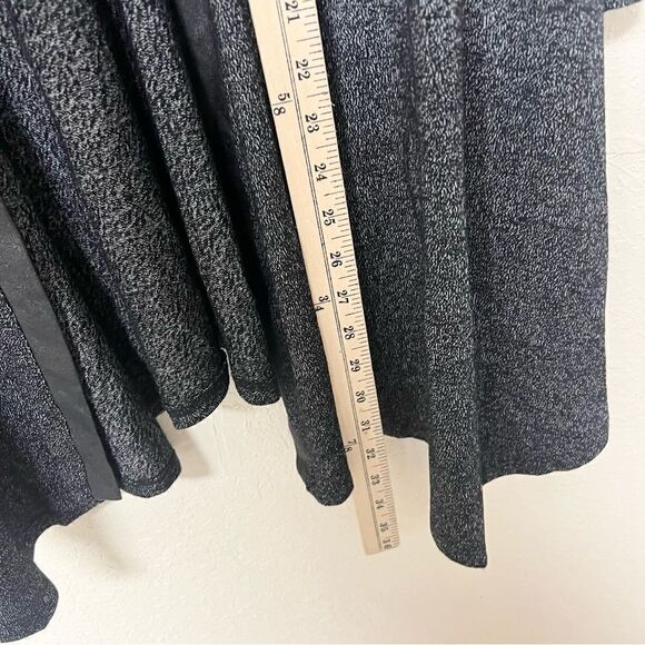 Niche Nilgun Derman Nickel Suede Boho Artsy Open Front Cardigan Size M - Picture 2 of 6